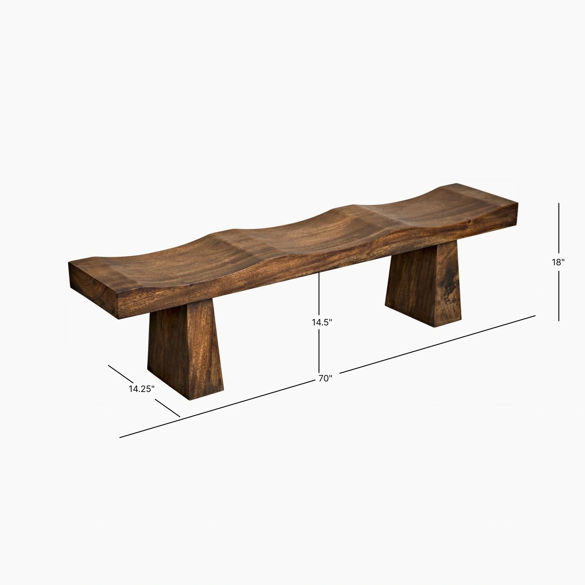 June Bench, Munggur Wood - Image 11